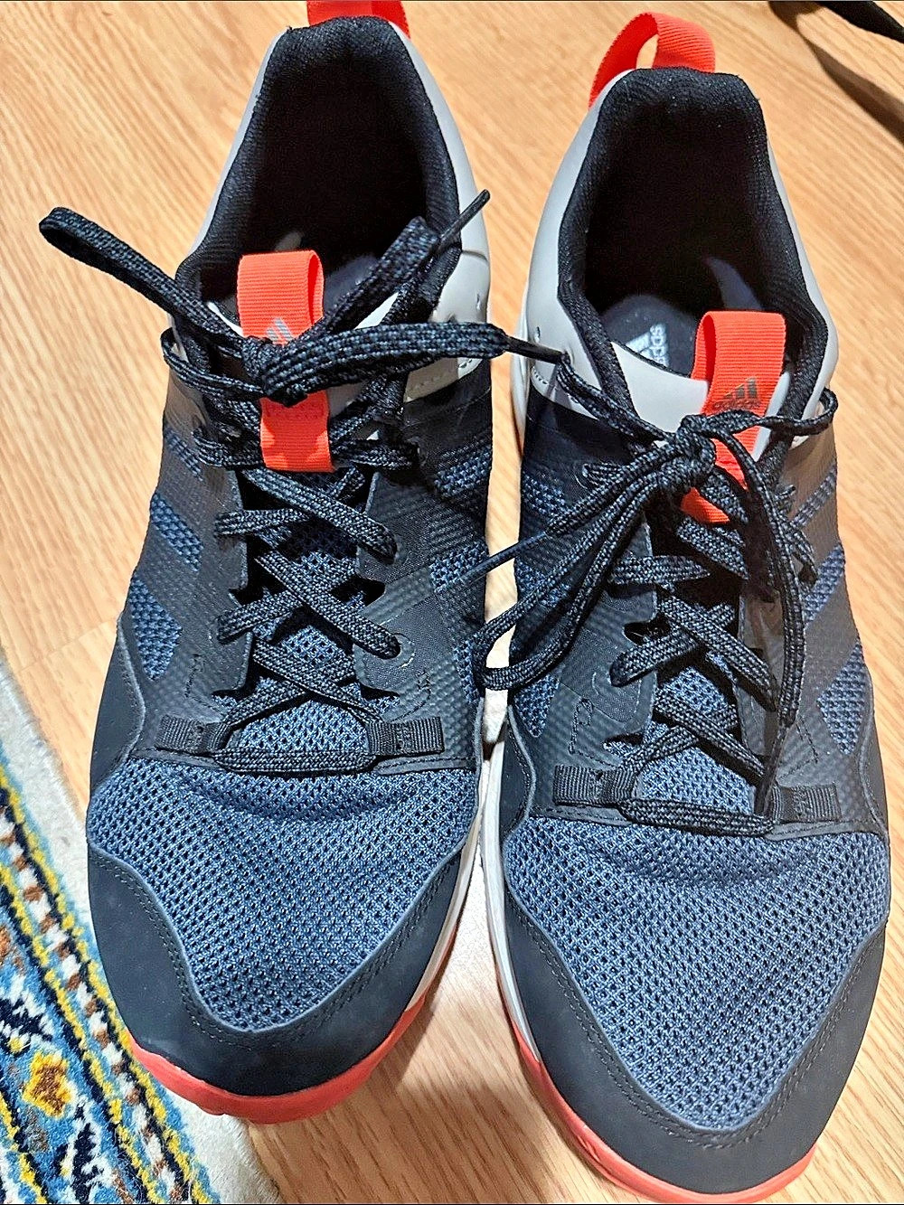 adidas Kanadia Trail Running Shoes Black & Red Athletic Shoes